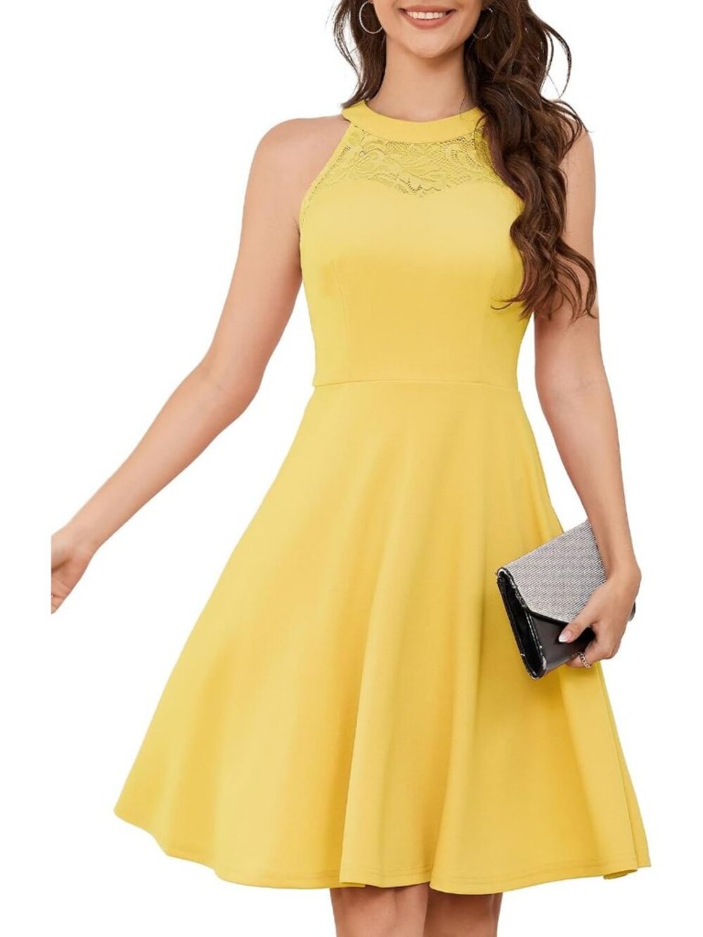 Chic Halter Cocktail Dress for Teens | Short Homecoming & Prom Dress